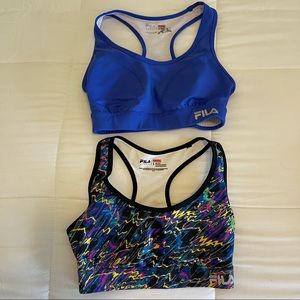 Bundle of (2) fila women’s sport bras